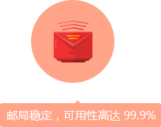 郵局穩定,可用性高達99.9%